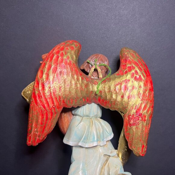 VTG Fontanini Simonetti Depose Italy 470 Angel w/ Mandolin Christmas Ornament - Picture 5 of 7